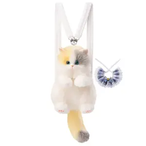 Милые лечебные триколор кошки плюшевые куклы высота 33см J&TOO