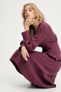 Платье Answear.Lab, бордовый