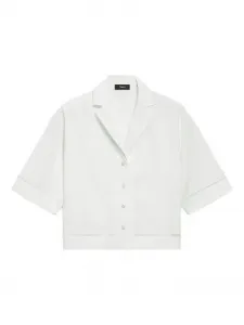 Рубашка из поплина Theory, белый