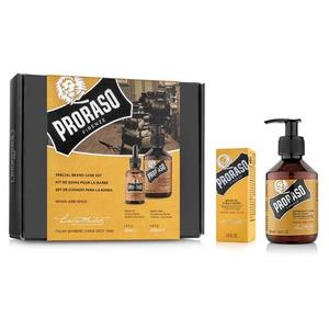 Набор шампуней и масел для бороды Proraso, Duo Pack Wood Spice