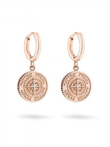 FYNCH-HATTON Серьги Northstar Coin из розового золота