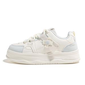 HUANQIU Женские лоу-топ скейтборд кроссовки Light Blue, устойчивые к истиранию, легкие и дышащие