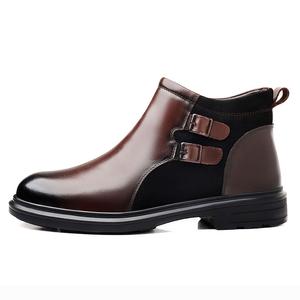 Мужские ботинки Chelsea ZUWUDONG, коричневый