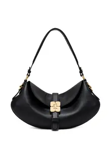 Сумка на плечо с пряжкой Ganni, черный