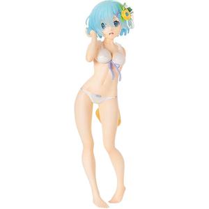 Фигурка Rem из Re:Zero Starting Life in Another World Re:0 в купальнике, True Summer Sun, бонусные подарки SEGA