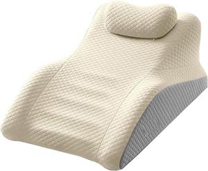 JYHHCYS Ортопедическая подушка из пены с памятью формы с углом наклона 30 градусов Beige