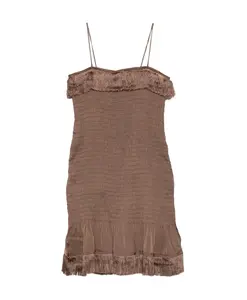 Мини-Платье Valia с бахромой By Malene Birger, коричневый