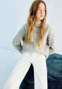 Джинсы прямого кроя Mango Kids, White