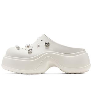 Сандалии GG CC с закрытым носком, устойчивые к истиранию и скольжению, женские GG-CC, White