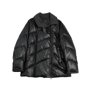 ELLE Пуховик женский Black Lapel утепленный