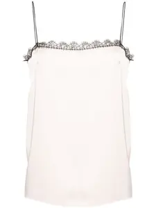 Топ с цветочным кружевом Philosophy Di Lorenzo Serafini, розовый