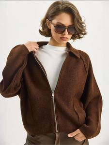 Bianco Lucci Кардиган вязаный в цвете мокко