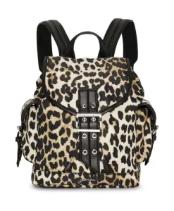 Разноцветная сумка-ведро и рюкзак Ganni, мультиколор