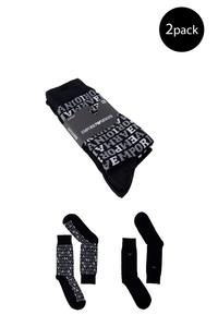 Носки мужские Emporio armani underwear высокие 2 пары, черный