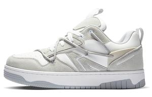 Износостойкие утепленные низкие скейтерские кроссовки для увеличения роста Unisex A1, бело-голубые