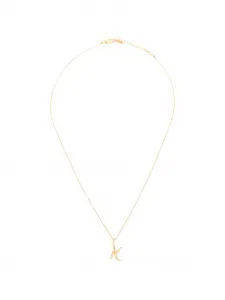 Мини-колье с изогнутой подвеской-буквой Missoma, золотой