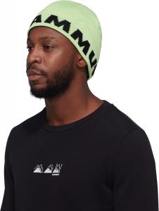 Шапка с логотипом Mammut, Neo Lime/Black