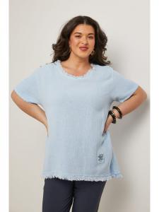 Блузка Curvy Lady, светло-синий