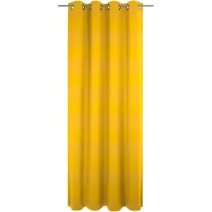 Шторка Westport с люверсами, 1 шт. Wirth, желтый