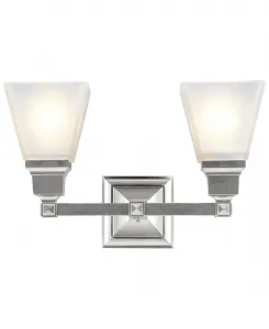 Светильник Mission 2 Livex, серебряный