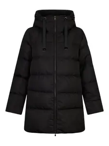 Стеганая пуховая куртка с капюшоном Liu Jo, черный
