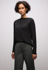 Джемпер Street One SOFTER BASIC PULLOVER, Schwarz/Black