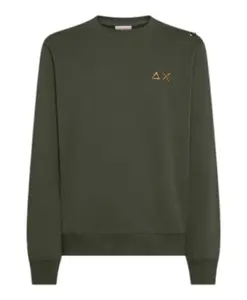 Толстовка с круглым вырезом Sun68, зеленый