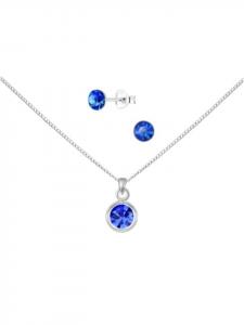 Alexander York Ювелирный набор «Солитер» из серебра 925 пробы, 4 предмета