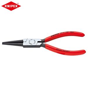 Длинногубцы Kenipex, круглые плоскогубцы, 160 мм, гладкие губки, черные плоскогубцы, зажимные плоскогубцы с пластиковой ручкой 30 31 160 Knipex