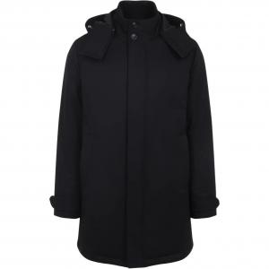 Парка с капюшоном Ermenegildo Zegna, черный