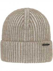 Вязаная шапка ARECO, бежевый