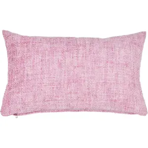 Наволочка Twist с плетеным узором Done., Old Rose