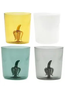 Набор из четырех стаканов Cu I Seeyou, мультиколор