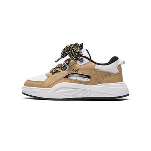 361°KIDS Износостойкие детские скейтбординг кроссовки yellow white black для подростков