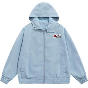 Куртка Unisex Hooded Moderate Pilot WARRIOR, светло-синий (diy badge)