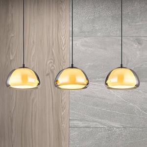 Подвесной светильник Globo Lighting Jella Typ A, дымчатое стекло / железо - 3-х ламповый