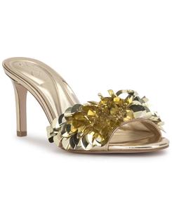 Женские сандалии Palora без шнурков с пайетками Jessica Simpson, Light Gold Metallic