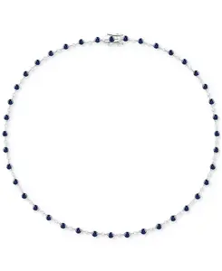 Ожерелье-Воротник длиной 17 дюймов из 14-каратного золота (также с рубинами и сапфирами) с изумрудами (5-3/8 карата) и бриллиантами (1-1/6 карата) по всему периметру. Macy'S, sapphire