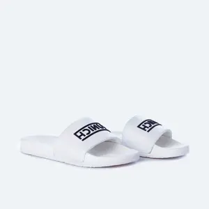 Мужские повседневные кеды FLAT SLIDER 3D LOGO WHITE Munich, белый