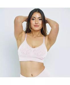 Женский бюстгальтер без косточек с V-образной подкладкой MINDD, розовый