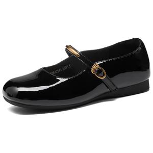Туфли Мэри Джейн на плоской подошве женские JOSINY, Black