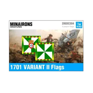 Португальские флаги образца 1701 года, вариант 2, War of Spanish Succession - Decals & Flags (1:56)