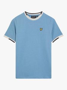 Детская футболка с ребристой вязкой Lyle & Scott, Blue