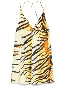 Nanushka платье мини Ceil, желтый