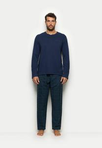 Пижамный комплект Yamamay WINTER DAILY SET, Dark Blue Checkered/Dark Blue