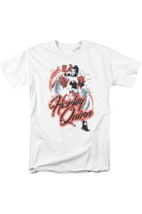 Футболка с коротким рукавом Batman Harley Airbrush для взрослых Gildan, белый