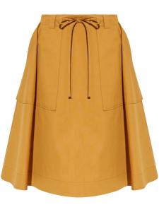 Расклешенная юбка Moschino, желтый