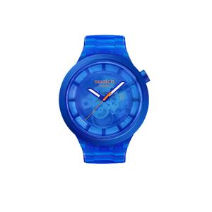 Мужские часы 47 мм синие SB05N116 SWATCH