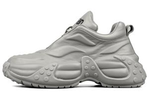 LOHAN·SIR Мужские кроссовки Dreamland для увеличения роста износостойкие легкие противоскользящие низкие массивные, цвет Starlight Gray