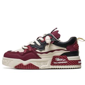 GAISIMA Дышащие низкие кроссовки для скейтбординга, мужские, красные